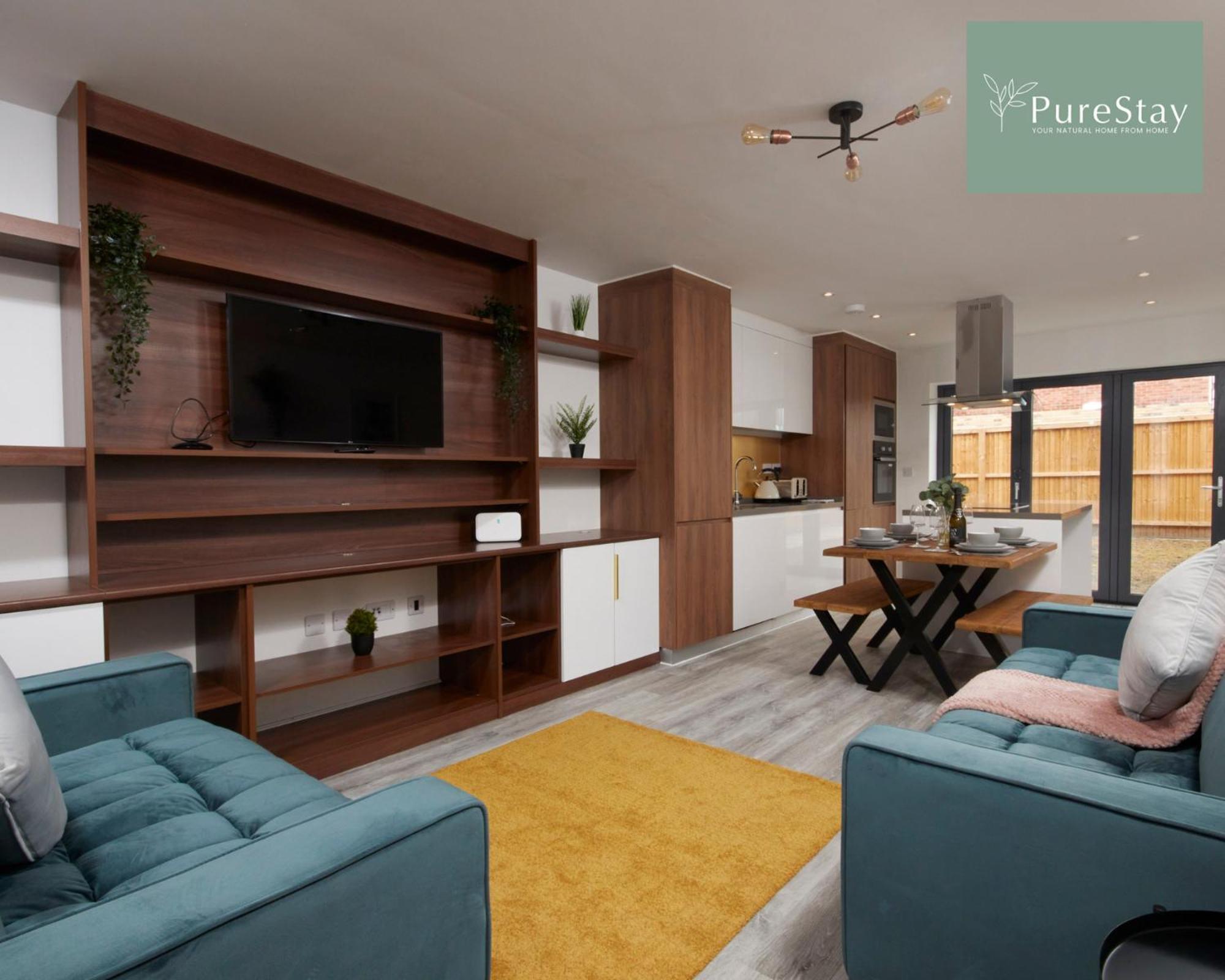 Stunning 5 Bed Manchester House With Parking By Purestay Short Lets & Serviced Accommodation Экстерьер фото
